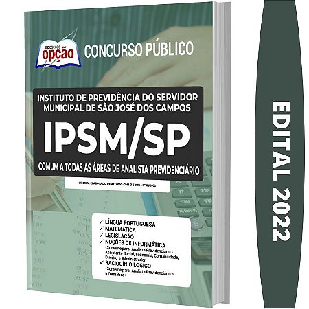 Apostila IPSM São José dos Campos - Analista Previdenciário