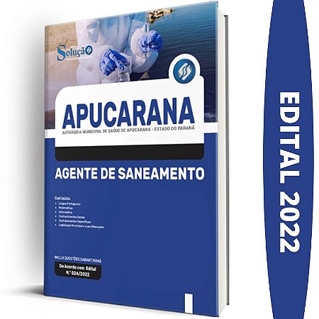 Apostila Autarquia Apucarana PR - Agente de Saneamento