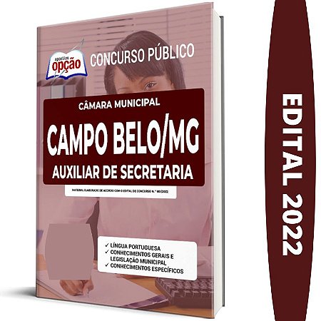 Apostila Câmara Campo Belo MG - Auxiliar de Secretaria