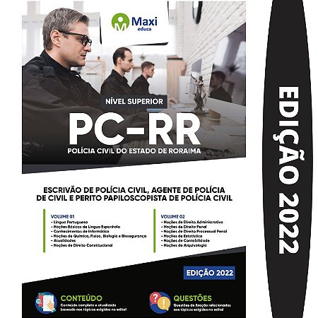 Apostila PC RR - Escrivão  Agente Perito Papiloscopista