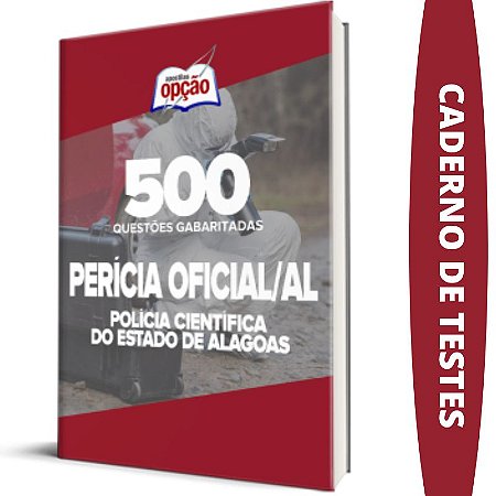 Caderno Perícia Oficial de Alagoas - Testes Gabaritados