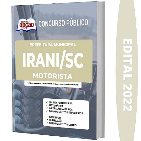 Apostila Prefeitura de Irani SC - Motorista