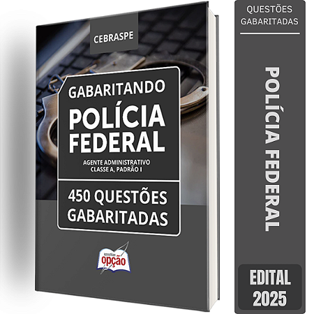 Caderno de Testes PF 2025 - Agente Administrativo Polícia Federal