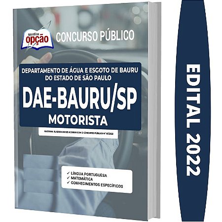 Apostila Concurso DAE Bauru SP - Motorista