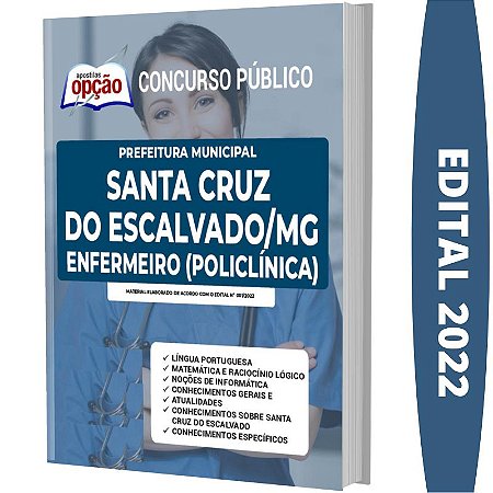 Apostila Santa Cruz do Escalvado - Enfermeiro (Policlínica)