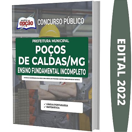 Apostila Poços de Caldas MG - Ensino Fundamental Incompleto