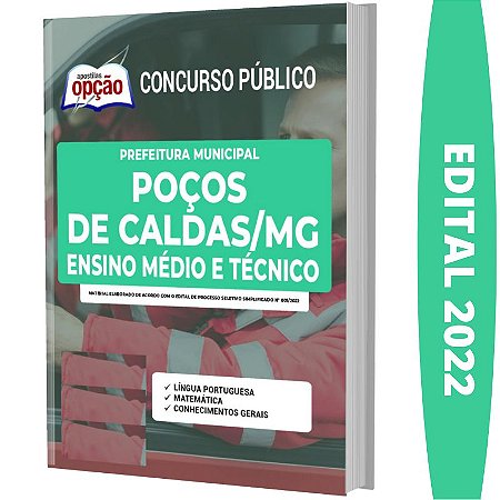 Apostila Prefeitura Poços de Caldas - Ensino Médio e Técnico