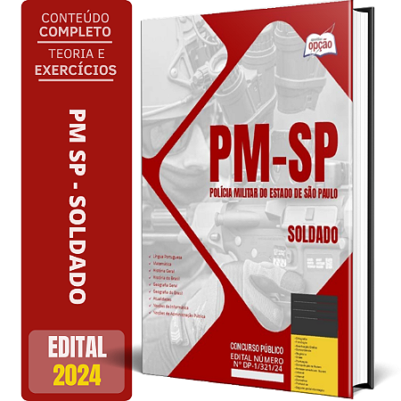 Apostila Concurso PM SP 2024 - SOLDADO - Polícia Militar de São Paulo