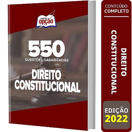 Caderno Direito Constitucional - Questões Gabaritadas