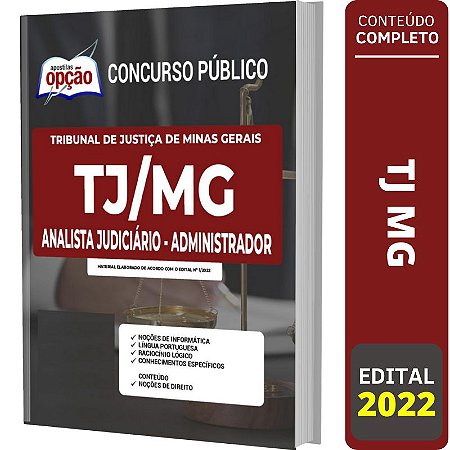 Apostila Concurso TJ MG - Analista Judiciário Administrador