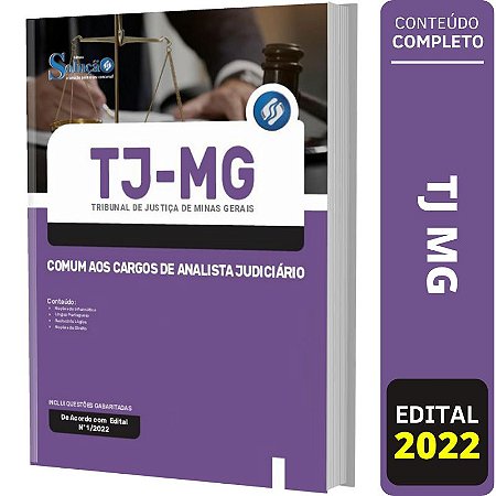 Apostila TJ MG - Comum aos Cargos de Analista Judiciário