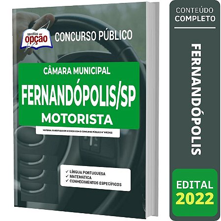 Apostila Câmara Fernandópolis SP - Motorista