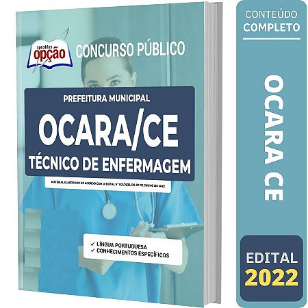 Apostila Concurso Ocara CE - Técnico de Enfermagem