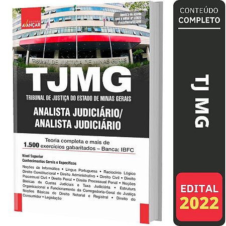 Apostila Concurso TJ MG - ANALISTA JUDICIÁRIO