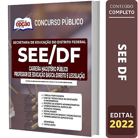 Apostila Concurso SEE DF - Assistência a Educação - Direito