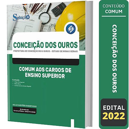 Apostila Conceição dos Ouros MG - Cargos de Ensino Superior