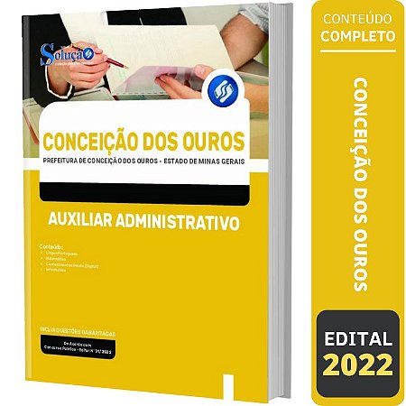 Apostila Conceição dos Ouros - Auxiliar Administrativo