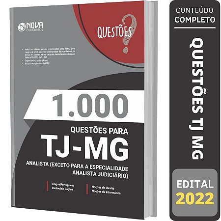 Questões Gabaritadas TJ MG - Analista