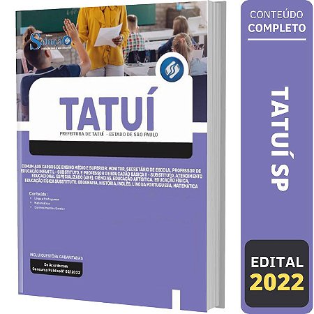 Apostila Prefeitura Tatuí SP - Comum Ensino Médio e Superior