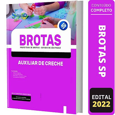 Apostila Concurso Brotas SP - Auxiliar de Creche