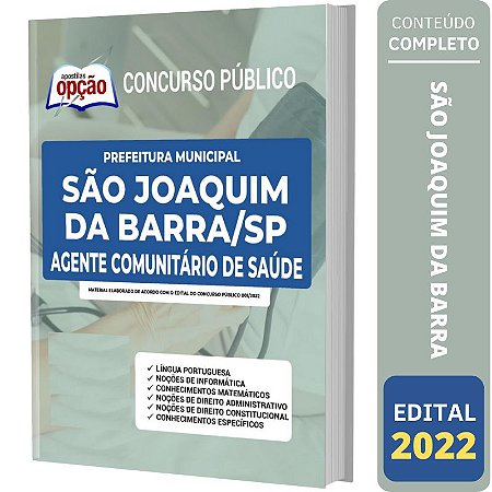 Apostila São Joaquim da Barra SP Agente Comunitário de Saúde