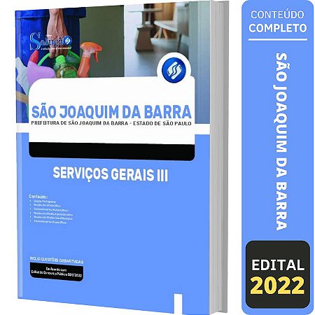 Apostila São Joaquim da Barra SP - Serviços Gerais 3