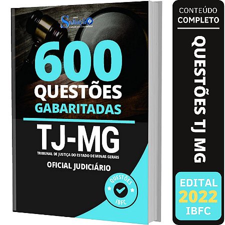 Caderno de Questões TJ MG - Oficial Judiciário