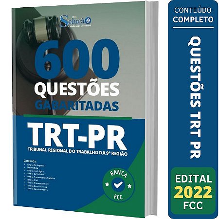 Apostila Caderno de Testes TRT PR - Oficial Judiciário