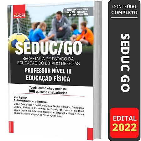 Apostila Concurso SEDUC GO - PROFESSOR EDUCAÇÃO FÍSICA