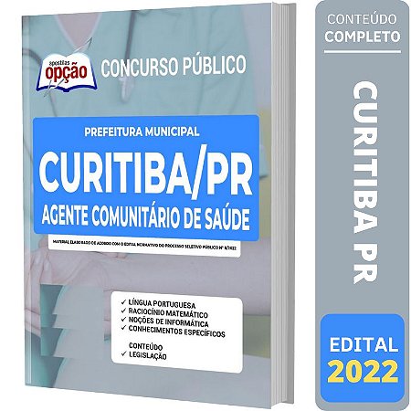 Apostila Concurso Curitiba PR - Agente Comunitário de Saúde