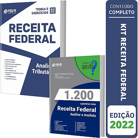 Kit Apostila Receita Federal Analista Tributário + Questões