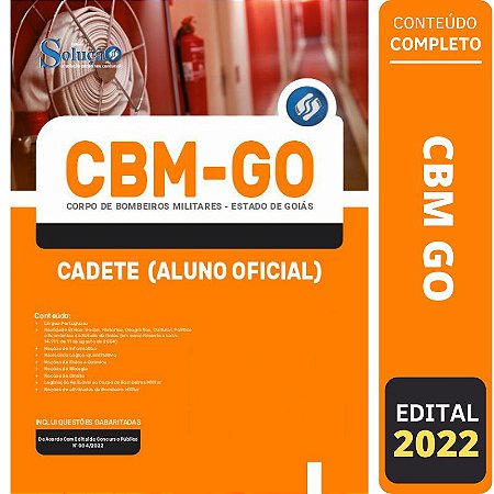 Apostila Concurso CBM GO - Cadete Aluno Oficial