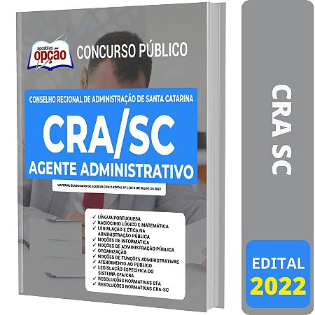 Apostila CRA SC - Agente Administrativo