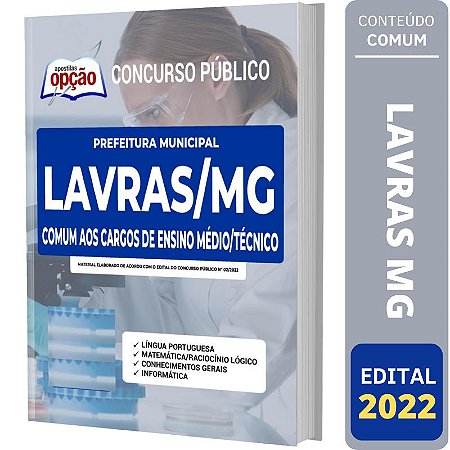 Apostila Lavras MG - Comum aos Cargos de Ensino Médio