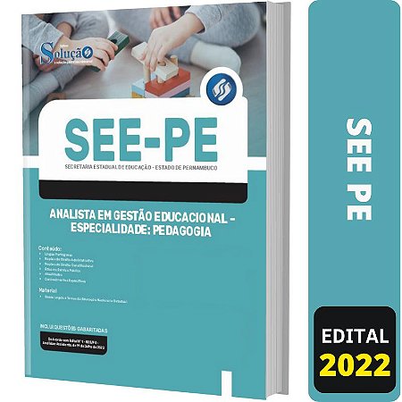 Apostila SEE PE - Analista em Gestão Educacional - Pedagogia