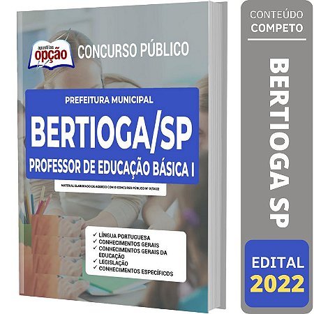 Apostila Bertioga SP - Professor de Educação Básica 1