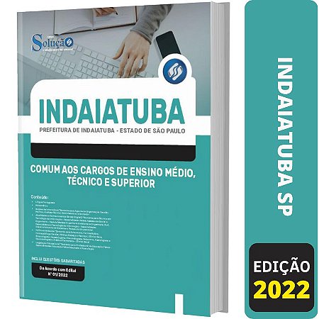 Apostila Prefeitura Indaiatuba SP - Comum a Todos os Cargos
