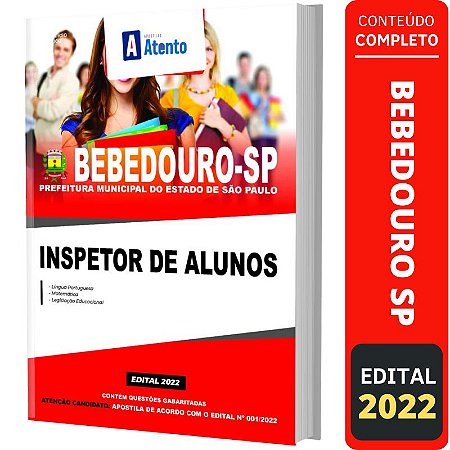 Apostila Prefeitura Bebedouro SP - Inspetor de Alunos