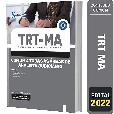 Apostila Concurso TRT MA - Comum Analista Judiciário