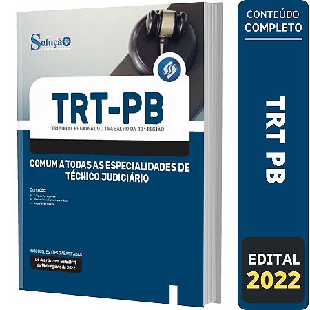 Apostila TRT PB - Polícia Judicial Enfermagem e Tecnologia