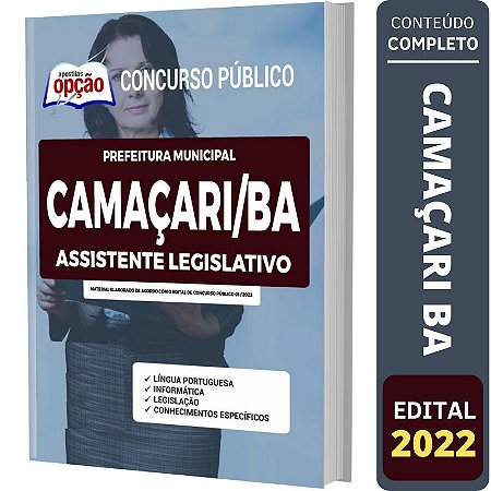 Apostila Concurso Camaçari BA - Assistente Legislativo