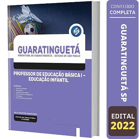 Apostila Guaratinguetá SP - Professor 1 - Educação Infantil