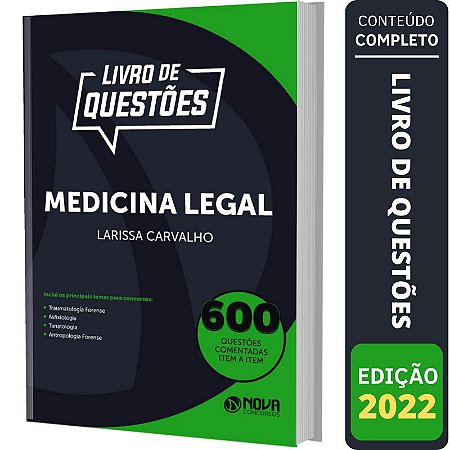 Livro Questões Comentadas de Medicina Legal