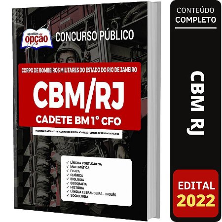 Apostila Concurso CBM RJ - Cadete BM CFO