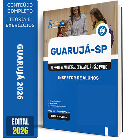 Apostila Prefeitura GUARUJÁ SP 2026 - Inspetor de Alunos