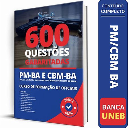 Apostila Caderno de Questões PM e CBM BA - Oficiais