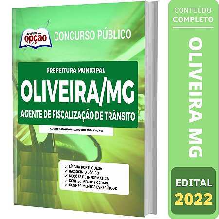 Apostila Prefeitura Oliveira MG - Agente de Trânsito