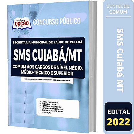 Apostila SMS Cuiabá MT - Comum Médio Técnico e Superior