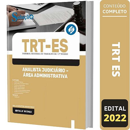 Apostila TRT ES - Analista Judiciário Área Administrativa