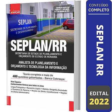 Apostila Seplan Rr - Conhecimentos Básicos Para Os Cargos